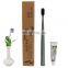 Disposable Hotel Bamboo Carbon Soft Toothbrush With Wheat Straw