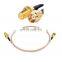 SMA male to SMA female connectors rg178 jumper cable 0.5m in   Germany