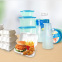 CT5 Factory Customize Disposable Hinged Lid Clamshell blister food container for buger noodles