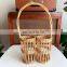 Hot Sale Decorative Vintage Rattan Boho Wicker Wine Holder Bottle Holder Basket Wholesale Vietnam Supplier