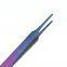 Colorful flat mouth tweezers anti-static stainless steel high-precision clip stamp plucking hair phone maintenance thickened flat head tweezers 13 tweezers