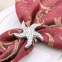 Factory Customized Starfish Napkin Rings Wedding Dining Table Decoration