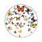 Antique Dinnerware Sets Fine Bone China Butterfly Plate Pattern Dinner Plates Sets With Gold Rim