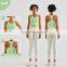 Multi Color Ribbed High Impact Sports Bras Wholesale Racer Back Yoga Fitness Tank Tops