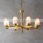 large led brass gold dining living room chandeliers hotel luxury pendant light