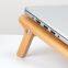 Desk Solid Bamboo Wood Foldable Laptop Air Cooling Stand Pad Cooler for Laptop 14inch