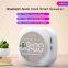 New Hot Gadgets Electronics Wireless Speaker Waterproof Sound Box Mini Portable Bass Alarm Clock Speaker