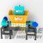 Double/two Shaft Shredder Machine For Recycling Metal Scraps/used Tires/soild Waste/plastic/wood