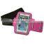 high quality cell phone armband, with key pocket, adjustable hook and loop strap