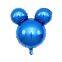Mini Mickey Mouse Cartoon Head Balloon Aluminum Foil Inflatable Balloons for Cartoon Theme Birthday Party Decoration Toys Gifts
