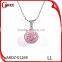 allibaba com gem crystals pink ball pendant necklace