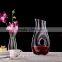 Shaped clear glass decanter 1500ml crystal heat-resistant glass bottle/hand blown glass decanter