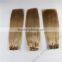 Wholesale Blonde Virigin Bulk for Braiding100 European Remy Virgin Human Hair Weft                        
                                                Quality Choice