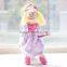 Fabric Rag Doll in Purple Skirt/ Plush Rag Doll 18" Tall Holding Magic Wand