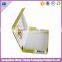China Manufacturer transparent UV coating cigar cardboard packaging box hinge for sale