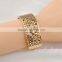 Big design fake gold dream hope love pure copper magnetic bracelet