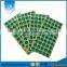 Wholesale print custom art paper glossy laminated small round carton sticker