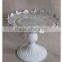 Shabby Chic Metal Cake Stand with Hanging Crystals                        
                                                Quality Choice