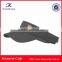 promotional cheap custom made 100% cotton sandwich brim sun visor cap 100% cotton