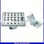 rectangular indoor stainless steel floor drain grate