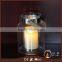 New design glass and leather candle lantern