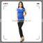 2015 seamless short sleeve t-shirt with lace