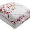 Cut flowers flannel blanket