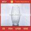 Clear decoration tall glass stemmed crackle glass vase                        
                                                Quality Choice