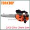 gardener tools chinese cheap 2500 gasoline/petrol portable chain saw made in China                        
                                                Quality Choice