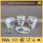 Ceramic toothbrush holder bathroom set, decal flower pattern bathroom set