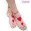 Red Heart Shap Yoga Barefoot Beach Walk Naked Sandals