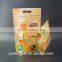 Moisture Proof foil plastic Laminated kraft paper bag with clear window