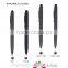 Fancy 2 in 1 metal stylus pen for touch screen stylus ballpoint pen