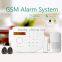 APP control GSM autodial home security alarm system with multi-language menu & intelligent home wireless security alarm system