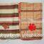 pet stripe printing double layer fleece thick soft blanket mat bed winter warm paw emboidery