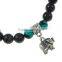 Turquoise & Red Agate & Zinc Alloy Black Agate Bracelets