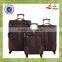 Orange Color Real Push Trolley 4 Wheels TSA Lock  China Wholesale Aluminum Trolley Cases