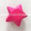 purple five angle star pu foam ball