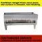 Stainless steel flat plate gas grill griddle