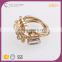 R63223I01New Fashion Unique Rings Design with Alloy Rose Gold Plated Women's Wide Band Ring