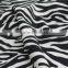 black red zebra 32F half shiny polyester print lycra swimwear fabric