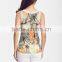 Digital printed custom printing women vest