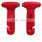 Car and bus emergency hammer with base and cutting knife