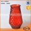 Colored glass flowerpot glass pot with handle glass vase for garden use