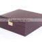 Luxury foldable leather gift box for jewerly / jewelry case