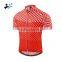 Red cycling jersey fashionable men sports clothing