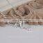 2015 Wholesale hanging crystal charm silver handmade anklet