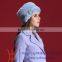 Elegant Purple Russian Fur Hat Women Fashion Winter Hat With Shiny Rhinestone