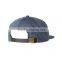 High Quality Unstructured Plain Denim Strapback Cap Hat