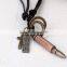 2015 New Trendy Fashion Long Leather Vintage Bullet Pendant Necklace Jewelry